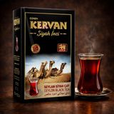 Kervan Siyah İnci Seylan Siyah Çay, Doğal Yapraklardan Üretilmiş, 800 Gram (Siyah)