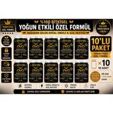 Kervancıoğlu Kuvvet Macunu Bitkisel Atom Güç Enerji ve Performans Desteği (17gr x 10 Şişe) - 10 Adet