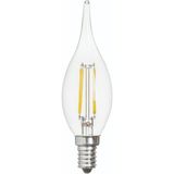 KES498 LED Flamanlı Kıvrık Bujili Ampul 4W E14 Günışığı Dekoratif LED Lamba - Gün Işığı