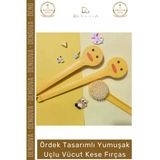 #Kesefırçası Ördek Tasarımı Yumuşak Uçlu Sırt Kesesi Peeling Etkili Masaj Etkili Vücut Kese Fırçası - 1 Adet