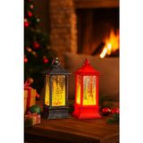 Kesene Yeni Yıl Noel Temalı 2 Li Set Işıklı Yılbaşı Feneri Çam Ağacı & Bambi Figürlü Kandili Fener 14 Cm