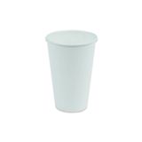 Kesepak Beyaz Baskısız Sıcak Karton Bardak 16 Oz 100 Adet