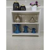 Keserler Tezgah Üstü Mdf Raf & Baharatlık & Kitaplık & Masa Üstü Raf - Beyaz