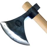 Keserli Saplı Büyük Ay Balta 90 Cm - Dövme Çelikten - Lisinya