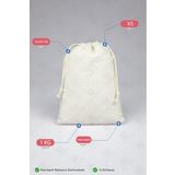 kesesepeti Yıkanabilir Çok Amaçlı Bez Kese Organizer | 15x20 cm 1 Adet Xs