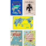 Keşifler Atlası - Kuş Ağacı - Atlas Nasıl Dönüyor Dünya? - Atlas Domingo - Atlas Etkinlik Kitabı 5 Kitap