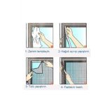 Kesilebilir Pencere Sinekliği Cırt Bantlı Yapışkanlı 150Cm X 130Cm Çıkarılabilir Tül Sineklik