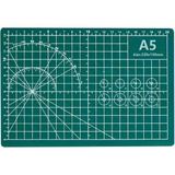 Kesim Matı - Kesme Matı - Kesim Tablası (A5) (22CM x 15CM) Yeşil - Çok Renkli