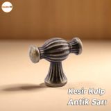 Kesir Eskitme Antik Sarı Metal Kulp Düğme Mobilya Çekmece Mutfak Dolabı Dolap Modern Kapak Kulpları
