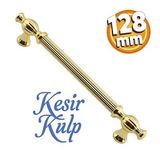 Kesir Mobilya Mutfak Dolabı Çekmece Dolap Kulpu Kulbu Gold Altın (128 Mm-12.8 Cm) Metal Kulpları