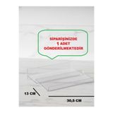 KESİTA TASARIM TASARIM(1 Adet 30,5x13cm) Çekmece Içi Baharatlık Düzenleyici BOŞ Stant (KAVANOZLARI HARİÇTİR)