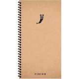 Keskin 10X19 Sert Kapak La Plume Viking Spiralli 80 Yaprak Düz Defter Borazan 417966-99