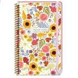 Keskin 13x21 80 Yaprak Çizgili Sert Kaplı Spiralli Trendy Notes Spring Time Lily Defter