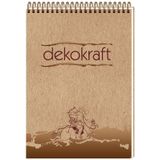 Keskin 144001 Dekokraft A4 Spiralli 100 Yaprak Çizgili Bloknot