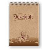 Keskin 144102 Dekokraft Spiralli A5 Kareli 100 Yaprak Bloknot