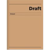 Keskin 17X24 Düz Hafif Kağıt Sert Kapak Ciltli Draft Defter - Kahverengi