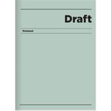 Keskin 17X24 Düz Hafif Kağıt Sert Kapak Ciltli Draft Defter - Yeşil - 3BP-Yeşil
