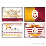 Keskin 300115-63 Galatasaray 15 Yaprak 17x25 cm Spiralli Resim Defter