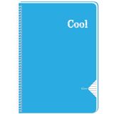 Keskin 321591-99 Cool A4 Spiralli PP Kapak 40 Yaprak Çizgili Defter