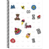 Keskin A4 Kareli Pp Kapak Fun Defter - Beyaz - 102-Beyaz - Spiralli Defter