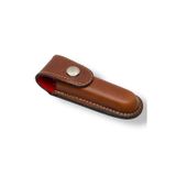 Keskin Adam No:2 Kahverengi Deri Çakı Kılıfı Bıçak Kılıfı (Kapalı hali 8cm - 10cm arası çakılar içindir)