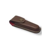 Keskin Adam No:4 Kahverengi Deri Çakı Kılıfı Bıçak Kılıfı (Kapalı hali 11cm - 13cm arası çakılar içindir)