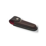 Keskin Adam No:6 Kahverengi Deri Çakı Kılıfı Bıçak Kılıfı (Kapalı hali 12cm - 15.5cm arası çakılar içindir)