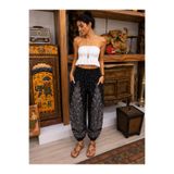 KESKİN AKSESUAR ETNİK DESENLİ ŞALVAR %100 RAYON KUMAŞ CEPLİ STANDART BEDEN (S-M-L-XL)