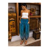 KESKİN AKSESUAR ETNİK DESENLİ ŞALVAR %100 RAYON KUMAŞ CEPLİ STANDART BEDEN (XS-S-M-L-XL)