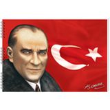 Keskin Atatürk 25x35 15 Yp Resim Defteri