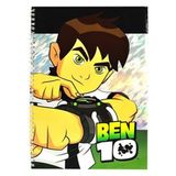 Keskin BEN10 A4 80 Yaprak Kare Yaldızlı Gofreli Defter