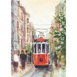 Keskin Color 1000 Parça Puzzle Yap boz İstiklal Caddesi Tramvay 68x48 Keskin Color Puzz