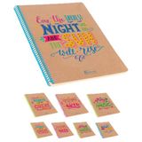Keskin Color 12 X 17Cm 100 Yaprak Çizgili Doodles Sert Kapak Not Defteri 415741-99 (Karışık Renk, 1 Adet)