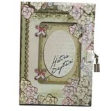 Keskin Color 120 Yaprak Kilitli ve Simli Hatıra Çiçekler Defter