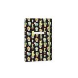 Keskin Color 13x21 cm 80 Yaprak Çizgili Trendy Notes Cactus Love Siyah Defter