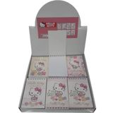 Keskin Color 140100-08 Hello Kitty Spiralli 42 Yaprak Çizgili A7 Küçük Boy 48'li Not Defteri