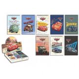 Keskin Color 140100-33 Spiralli Karton Kapak Kareli 42 Yaprak A7 Cars 2 Not Defteri