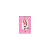 Keskin Color 140101-99 Bloknot Spiralli Best Friends A7 42 Yaprak Kareli 48'li Not Defteri