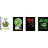 Keskin Color 140400-11 Spiralli Rick And Morty A6 80 Yaprak Çizgili 36'lı Not Defteri