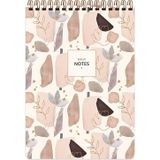 Keskin Color 145452-99 Çizgili 72 Yaprak Spiralli 17x24 cm Çakıl 6'lı Not Defteri