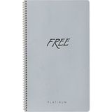 Keskin Color 14,8X21cm 80 Yaprak Kareli Free Platinum Spiralli Defter (2 Li Paket) 450522-99