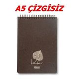 Keskin Color 14x20 cm A5 Çizgisiz Linden 80 Yaprak Bloknot Defter