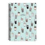 Keskin Color 16.5x22.5 Çizgili Coffee - Yeşil Defter