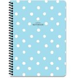 Keskin Color 16.5x22.5 Çizgili Puantiye - Mavi Defter