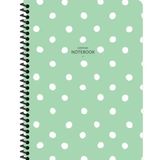 Keskin Color 16.5x22.5 Çizgili Puantiye - Yeşil Defter