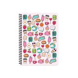 Keskin Color 16.5x22.5 Çizgili Sweet Fun - Pembe Defter