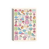 Keskin Color 16.5x22.5 Çizgili Sweet Fun Turuncu Defter