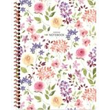Keskin Color 16.5X22.5 Kareli Defter Çiçek - Beyaz