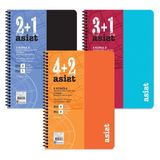 Keskin Color 16,5 * 22,5 2+1 x 25=75 Yaprak Ayraçlı PP Kapak Asist Defter