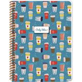 Keskin Color 16,5 x 22,5 Coffee Kareli Defter